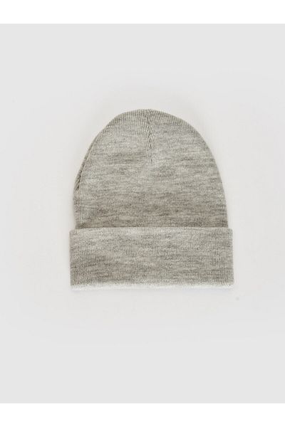 LC Waikiki Women's Gray Melange Beret