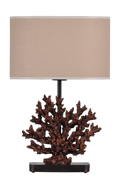 Qdec Modern Design Coral Lampshade Copper Beige