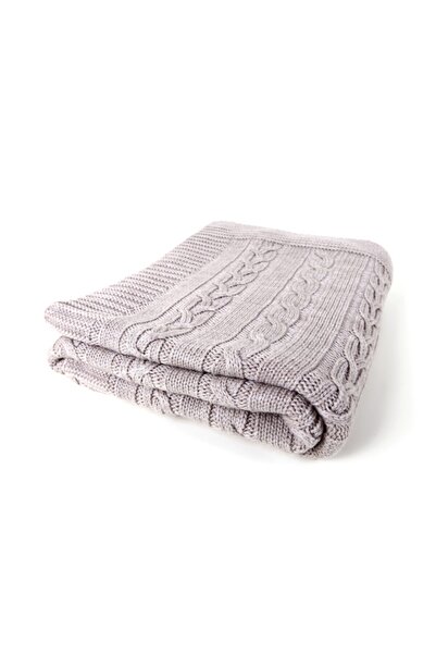 Betires Home Örgü Koltuk Şalı Bej