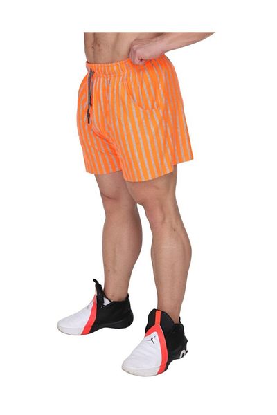 Big Sam Orange Fitness Training Shorts 1491