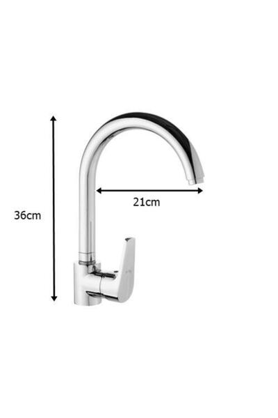 Vilas Boğaziçi Mix Swan Kitchen Sink Faucet
