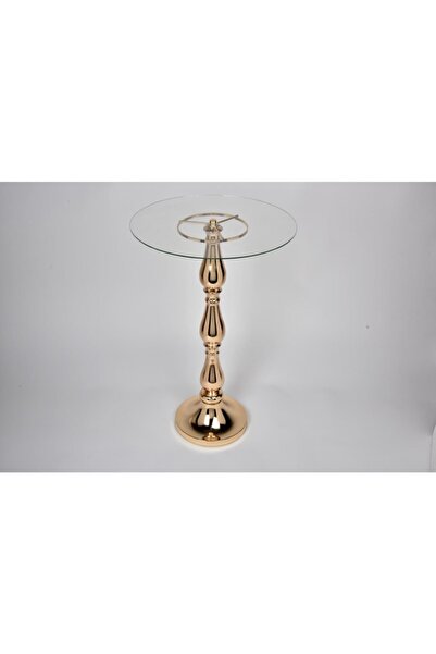 SETABIANCA Setabıanca Regına Mını Sunum Sehpası Büyük Gold 35x54 Cm