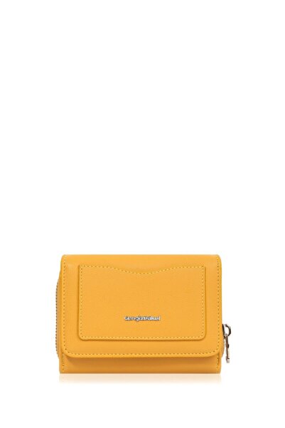 CENGİZ PAKEL Mentor Women's Wallet-portfolio 65239mn-yellow