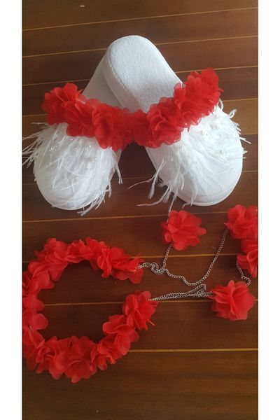 Hüner aksesuar Maternity Crown Slippers Set with Shaking Earrings – Maternity Set – Maternity Set – Maternity Set