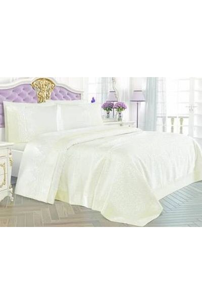 Melisa French Laced Pique Set * Cream