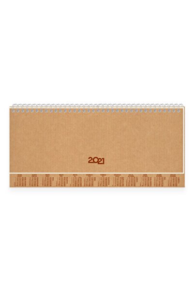 KESKİN COLOR Keskin Aj-82 12*33,5 Haftalık Kraft Kapak Spiralli Masa Ajandası
