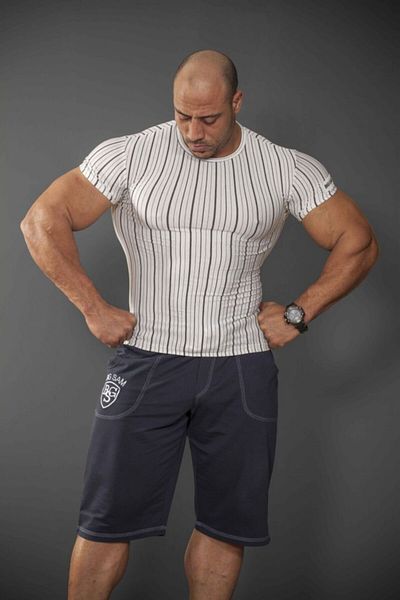 Big Sam White Slim Fit T-Shirt 2707