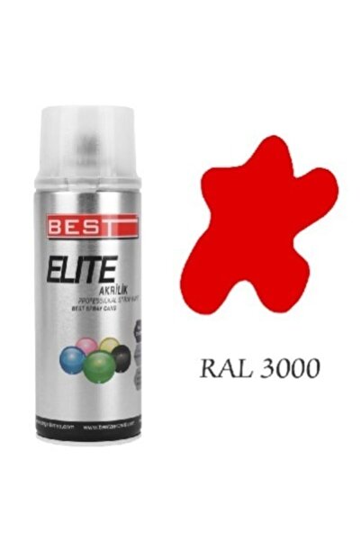 Best Sprey Boya Elite 400 Ml Ral3000 Kırmızı