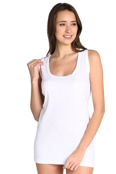 Tutku Tricou alb cu croșetat de mărime mare - mânecă scurtă, set de 6