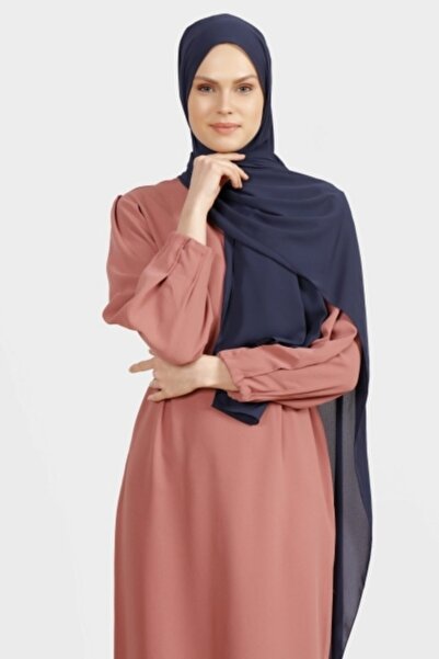 Differenza Krep Şifon Şal Lacivert