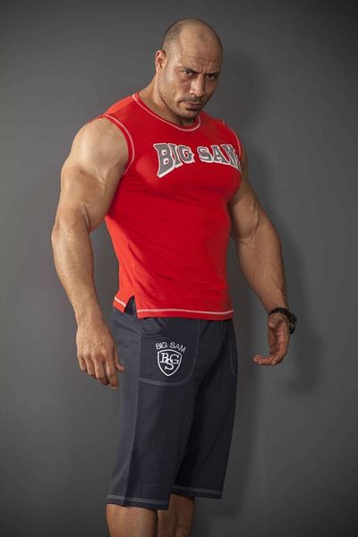 Big Sam قميص رياضي أحمر 2029