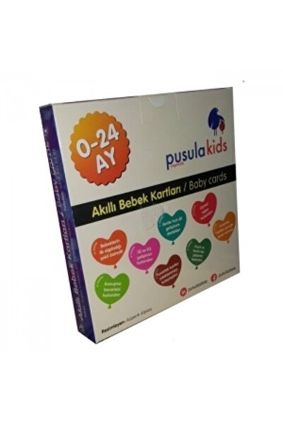 Pusula Yayıncılık Bebeğiminin Zeka Kartı Akıllı Bebek Kartları 0-24 Ay