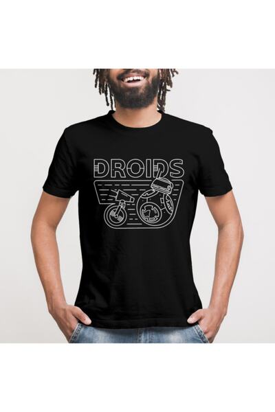 Crazy Зоряні війни Лінія мистецтва D O Bb 8 Графічний чоловічий футболка