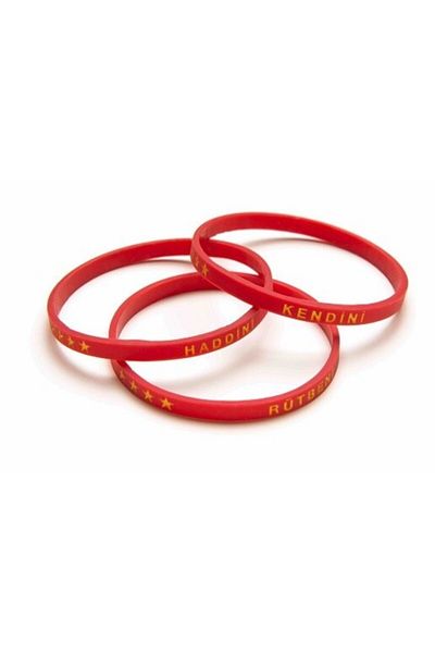 Galatasaray U21146 GS 3-PIECE BRACELET 4 STAR RED