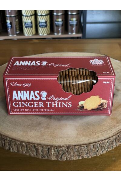Annas Ginger Thins Zencefilli Kurabiye Bisküvi