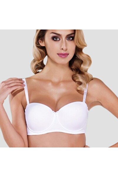 TEN Women's White Strapless Bra540111002