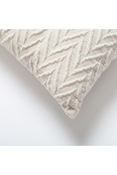 Fineroom Living " Cello " - Embossed Patterned Throw Pillow 30x50 (Inner Pillow Included)