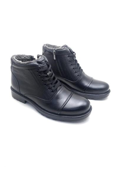 Derilax Ανδρικές μπότες από γνήσιο δέρμα Cold Proof Shearling