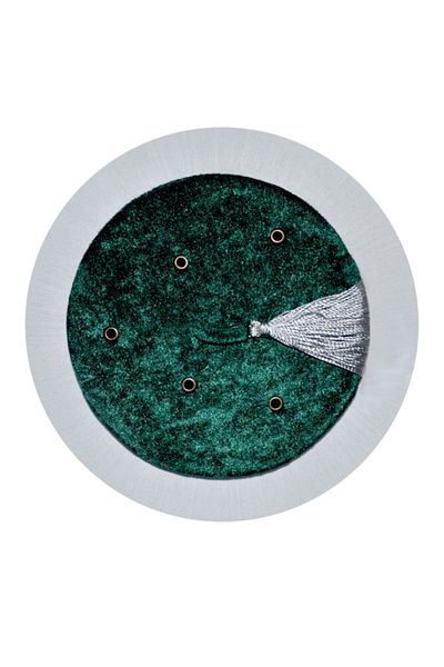 şahinbak Green and Gray Tufted Yellow - President, Imam and Fes Team S070