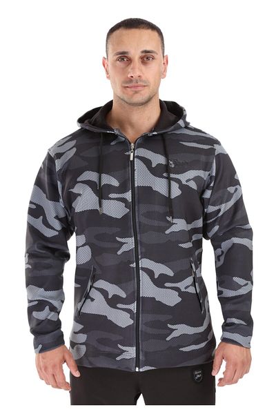 Big Sam Men's Sports Jacket Running Outdoor Oversize Hooded 4070