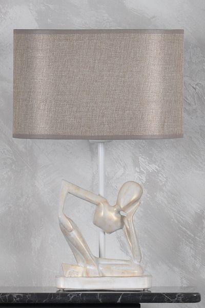 Qdec Modern Design Human Lampshade White H.gold