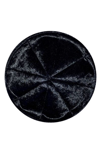 şahinbak Velvet Black Skullcap, Skullcap, Black Skullcap, Molded Skullcap, T030
