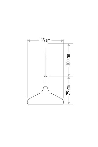 Cata Black Metal Decorative Single Pendant Lamp Chandelier Ct-8219