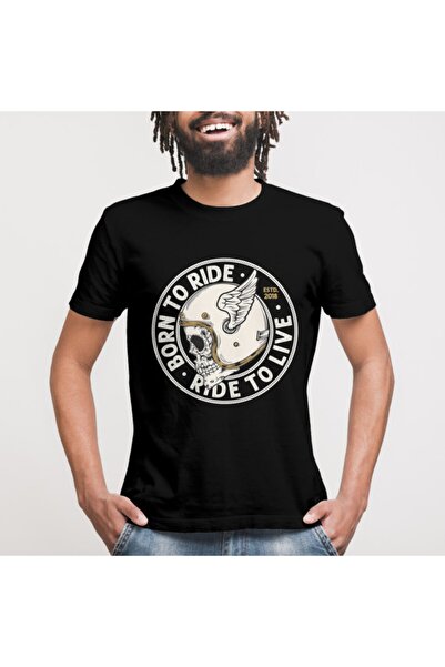 Crazy Born To Ride Ride To Love Чоловічий футболка