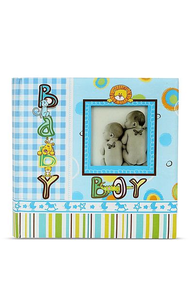 Birlik Fotoğrafçılık Blue Baby Boy Album - 6x8 (15x20) 100 Pieces 462529