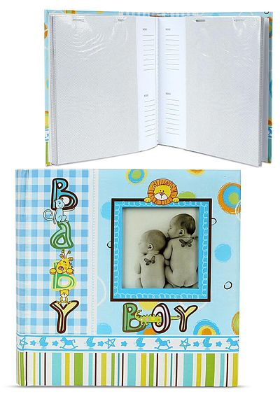 Birlik Fotoğrafçılık Blue Baby Boy Album - 6x8 (15x20) 100 Pieces 462529