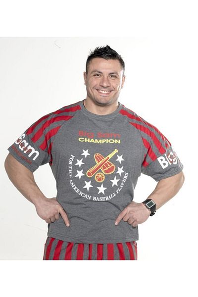 Big Sam Reglan Sleeve Training T-Shirt 2685