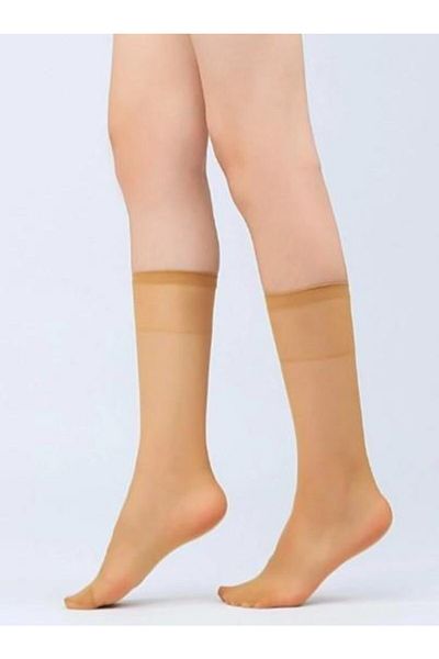Müjde 3 Piece Thin Socks - 20 Denier Thin Women's Socks