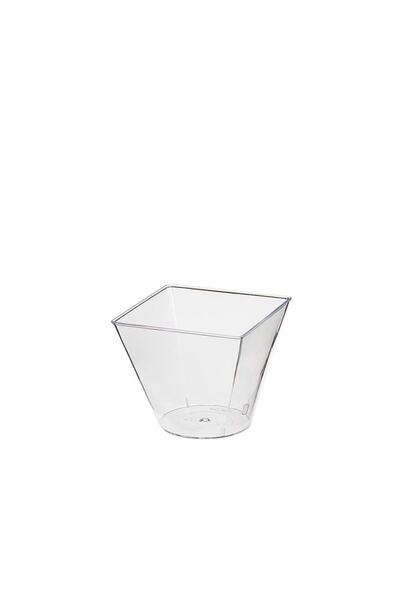 Genel Markalar Plastik Mini Kap 120 Cc Şeffaf - 25'li