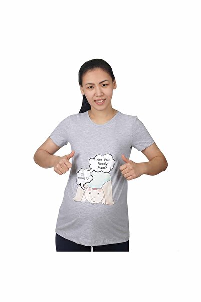 Mummy's Baby Μπλουζάκι εγκυμοσύνης Are You Grey