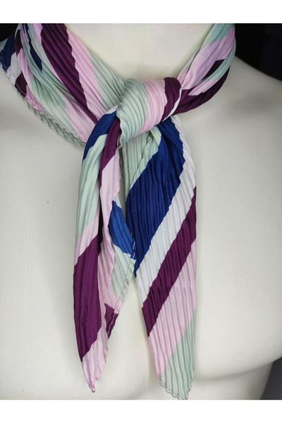 Brianze Diamond Cut Striped Scarf