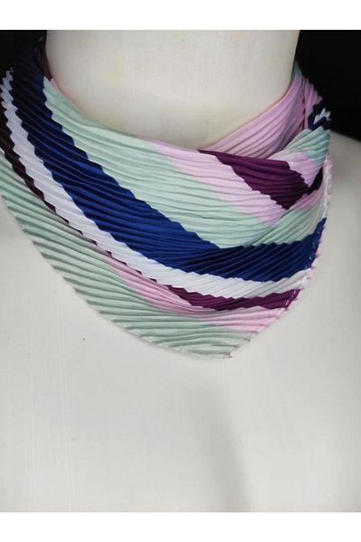 Brianze Diamond Cut Striped Scarf
