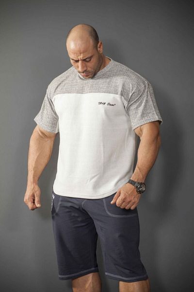 Big Sam Oversize Cotton Thick T-shirt Cardio Rag Top 3078