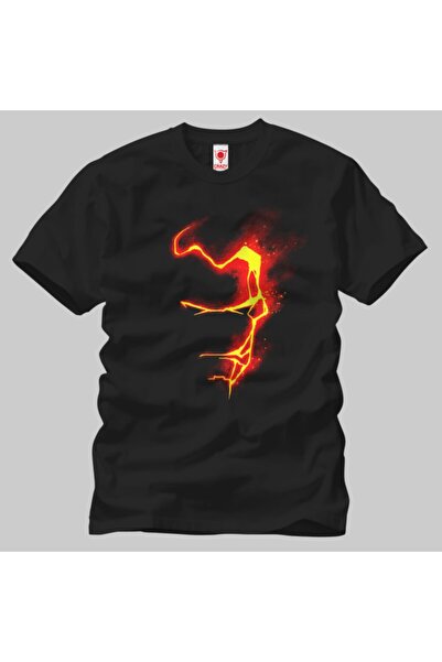 Crazy Чоловічий футболка - Iron Man Red Fire Head Дизайн