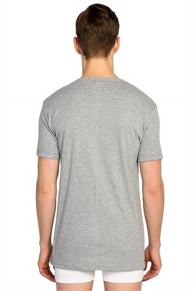 Tutku Gray Men's V-Neck Faniyal Athlete Smart Shoes