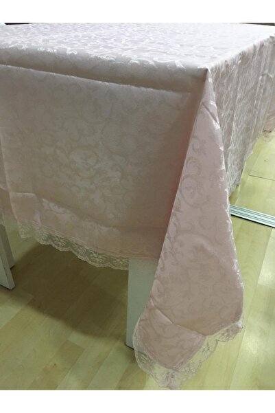 Aksuhome مفرش طاولة كيه دي كيرليس فرنسي مزين بالدانتيل لـ 8 أشخاص 160*220 سم