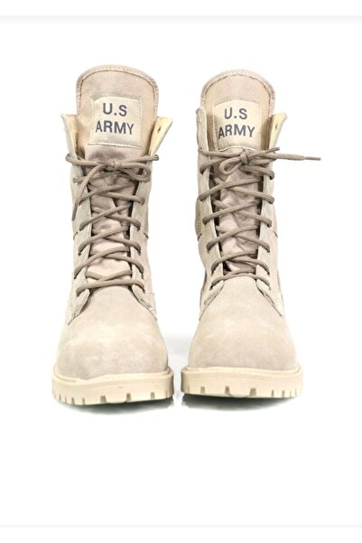 Samer shoes Us Army Uzun Hakiki Deri Askeri Postal Modeli Bot