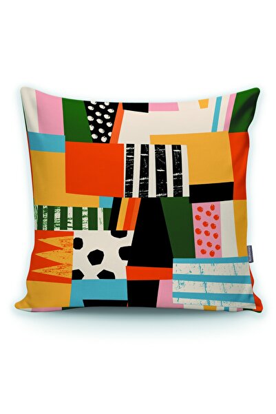 Realhomes Çeşit Şekilli Soyut Çağdaş Modelli Kırlent Kılıfı