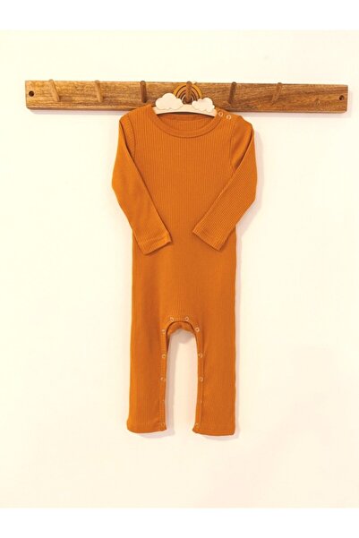KEY KIDS Pumpkin Wick Modal Long Jumpsuit