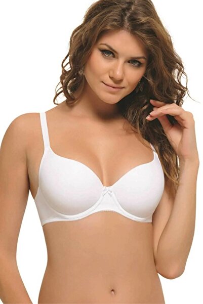 NBB Balenli Desteksiz Basic Sütyen Beyaz | 3505