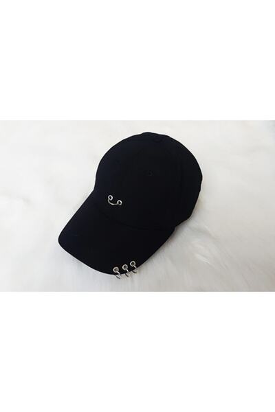 3D New Trend Solid Color Nouă pălărie neagră piercing