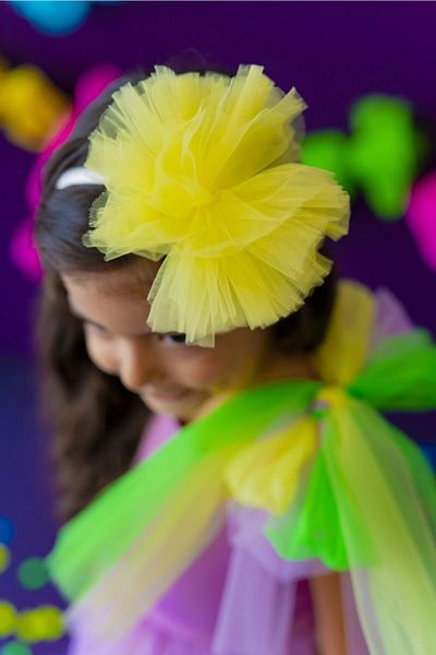 PixyLove Yellow Girl Crown Puffy