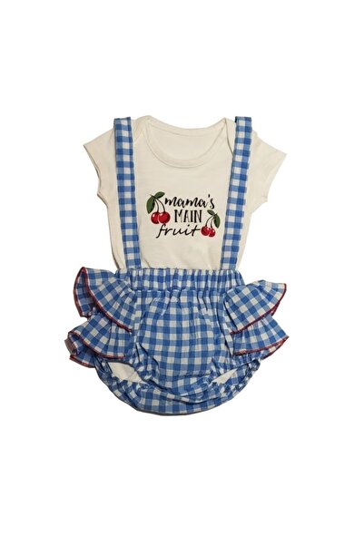 Luckylovelykids Kız Bebek 2 Li Pötikareli Tulum