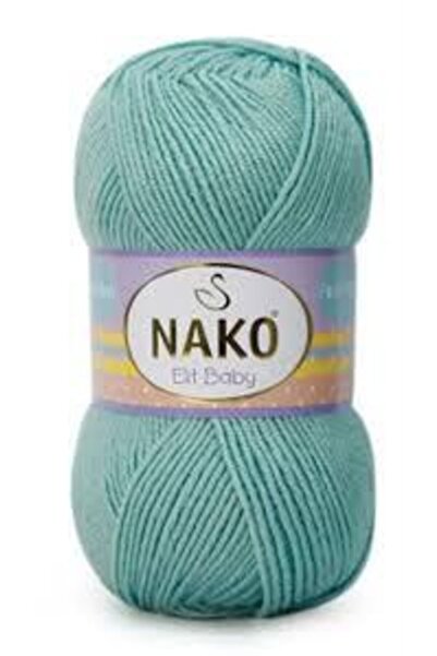 NAKO Elit Baby Bebek Hırkası Kazak Yapmak Için Anti-pilling Acrylic 100 gr 25...