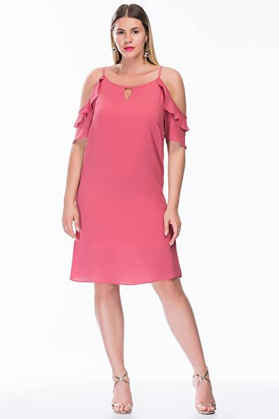 MYLİNE Rochie cu volane cu maneci