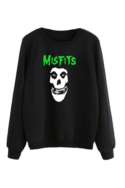 fame-stoned Суитшърт с щампа Misfits